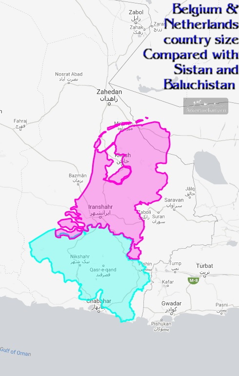 Sistan and Baluchistan map