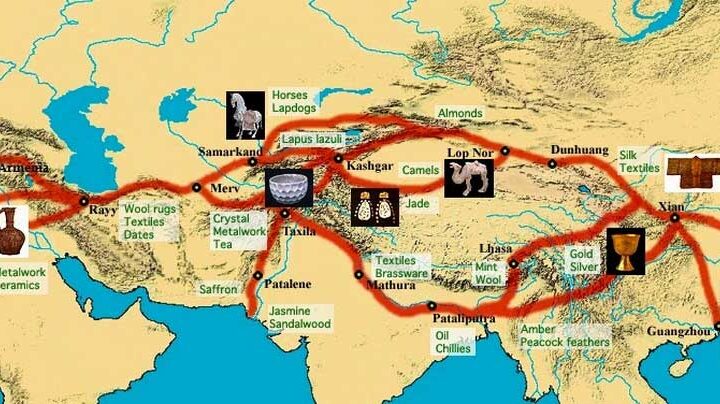 Silk Road Guide map