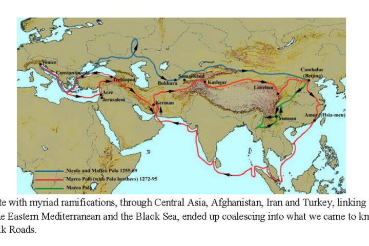 Iran Silk Road Travel Guide Map
