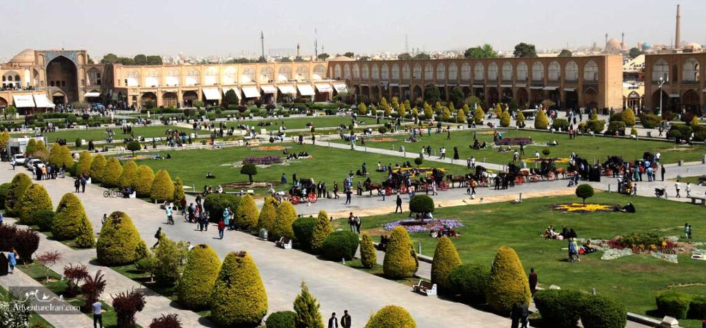 Esfahan Naghsh-e Jahan Squire in Nowrooz high season-Iran