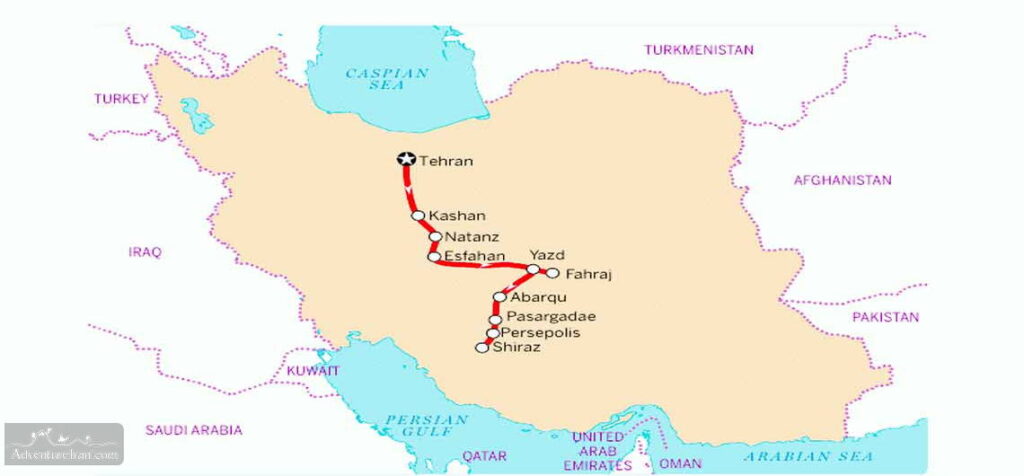 Iran-Classic-Route-Map