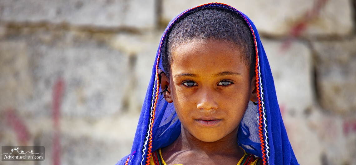 A Balooch girl in Iranian Baluchistan-Iran Portrait Photography