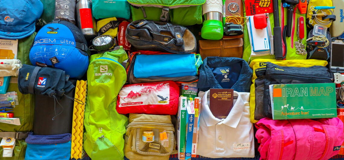 Backpacking -IRAN What to Bring equipments & gears List