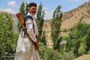 Bakhtiari man with a gun