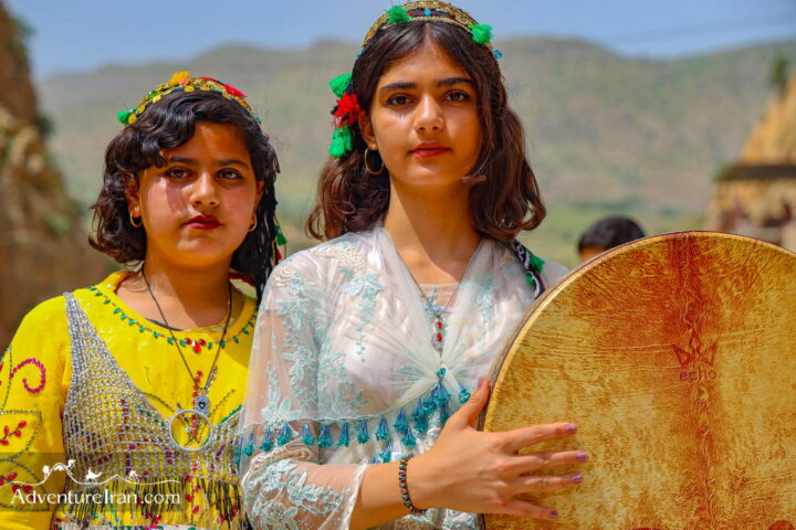 Girls in Palangan Village-Daf Kurdish Music Festival-Iran Kurdistan.JPG