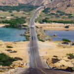 IRAN Landscape Photography -Pink Lake view Chabahar- On the road in Baluchestan