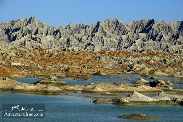 Landscape photography of Martian Mountains of Chabahar