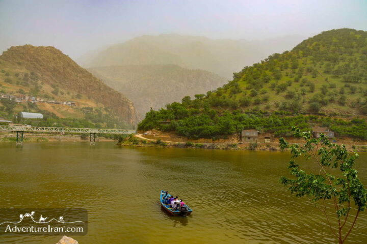 Landscape view of Sirvan river -Kurdistan-Iran