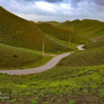 On the road Turkmen Sahra- Iran Landscape Photography