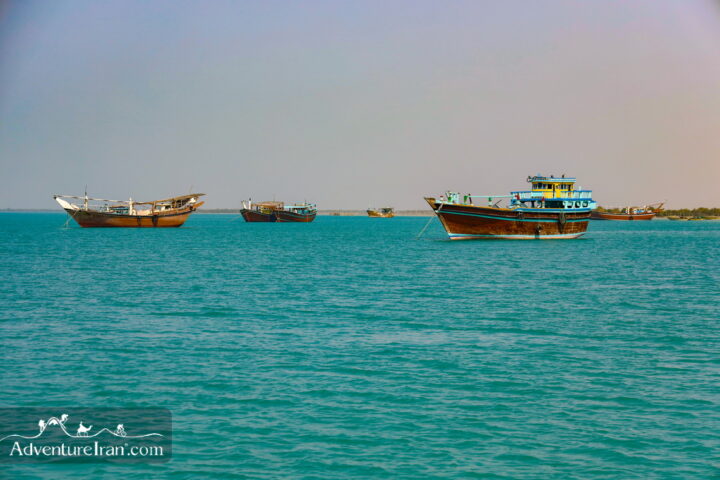 Ships in Qeshm Island