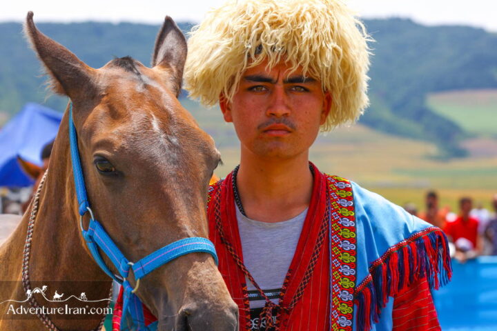 Turkmen horse rider