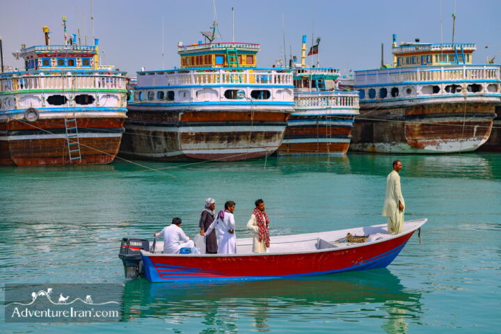 a boat in Pasabandar port - Baluchistan IRAN