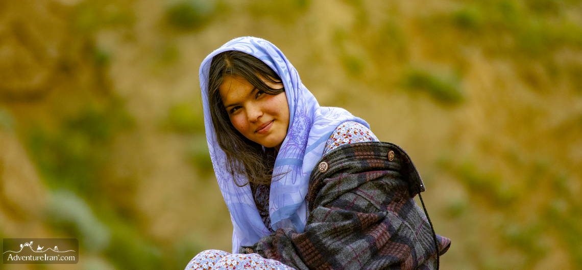 Turkmen girl, Turkmensahar, Iranian Turkmen Region