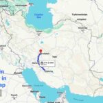 Mount Dena - Iran Map