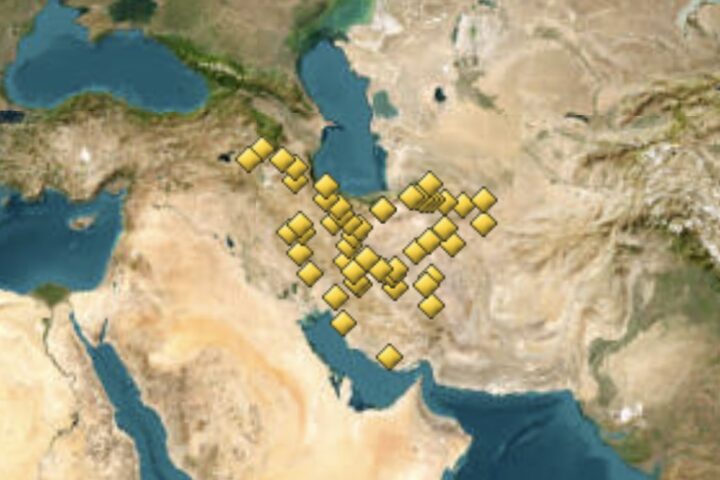 Iranian Caravanserai Map