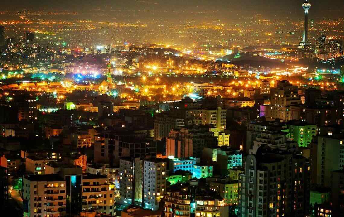 Tehran Night view