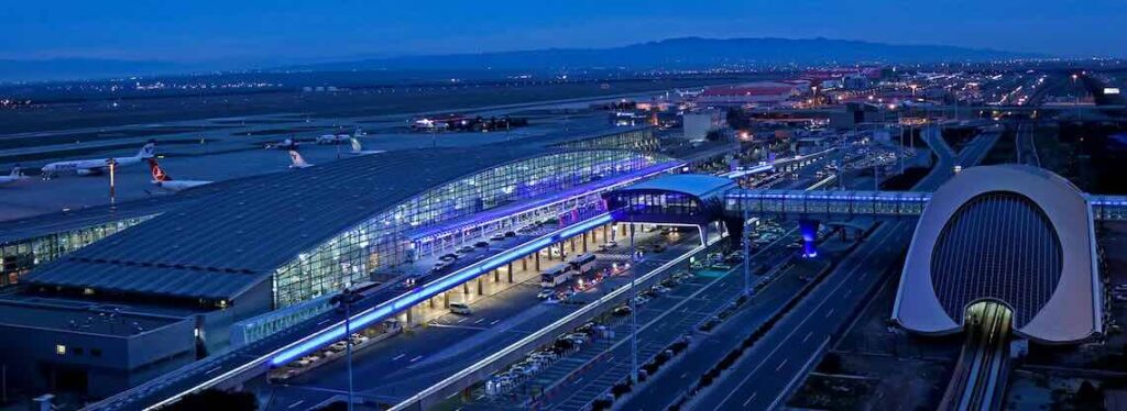 Tehran IKA Airport Night view