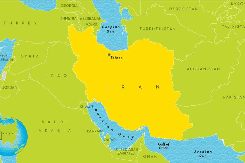 Iran Country Map