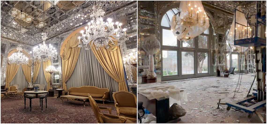 Golestan-Palace-Damaged