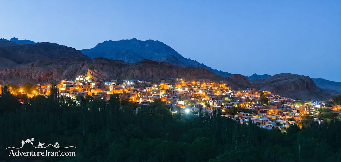 Abyaneh landscape night view