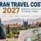 Iran traveling cost 2027